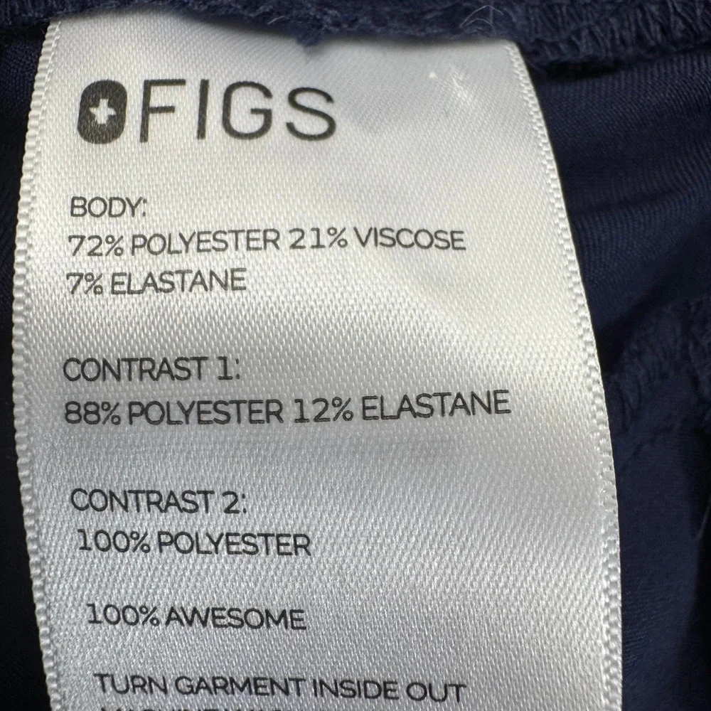 FIGS Technical Collection Navy Blue Scrub Joggers XXL MXXSW2004 Mens Pants
